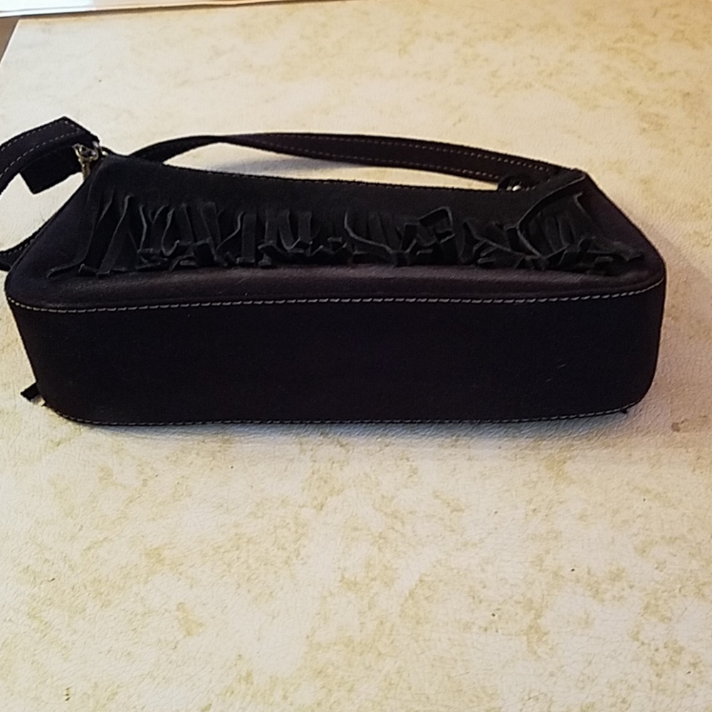 NWOT Nine West black suede bag - Picture 2 of 7